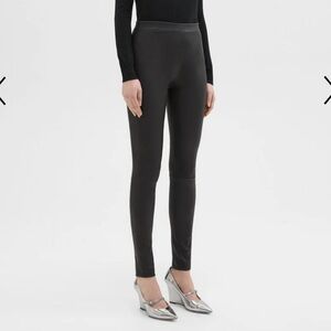 Theory • Leather High-Waist Legging • High rise legging size 4